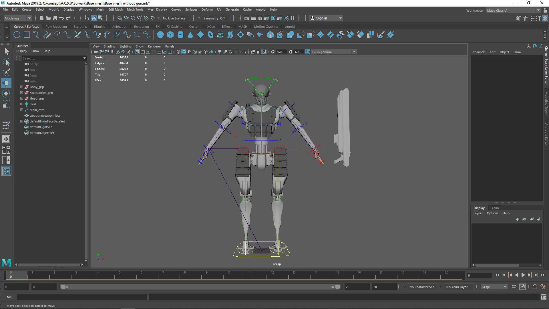 ACSU Ocelot Low-poly 3D model_23