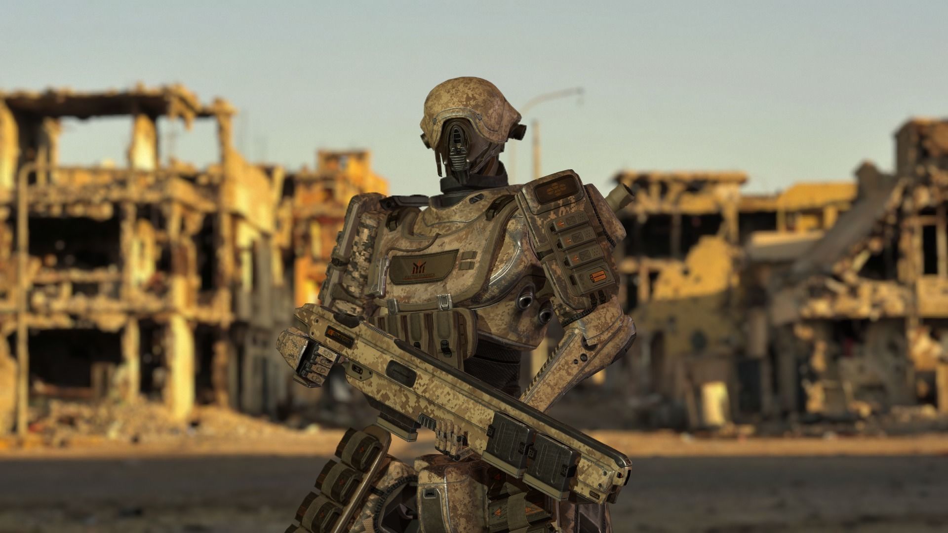 ACSU Ocelot Low-poly 3D model_5