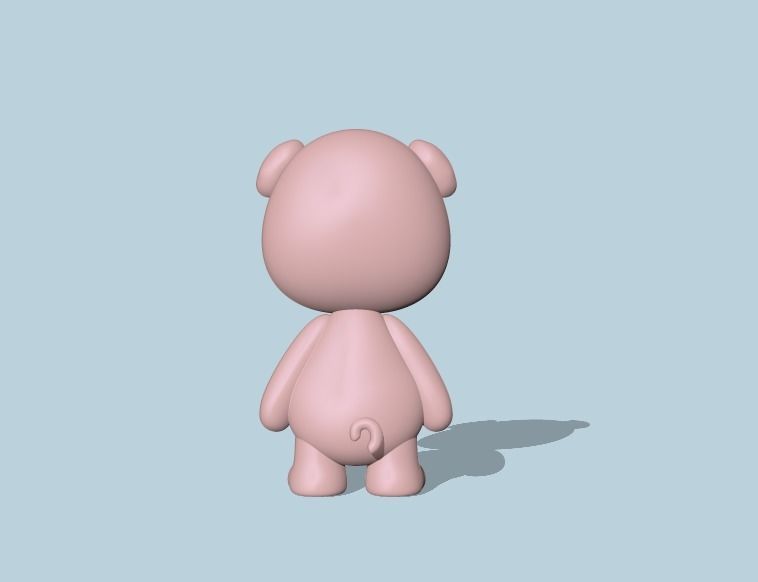 Pig Toy 3D print model_2