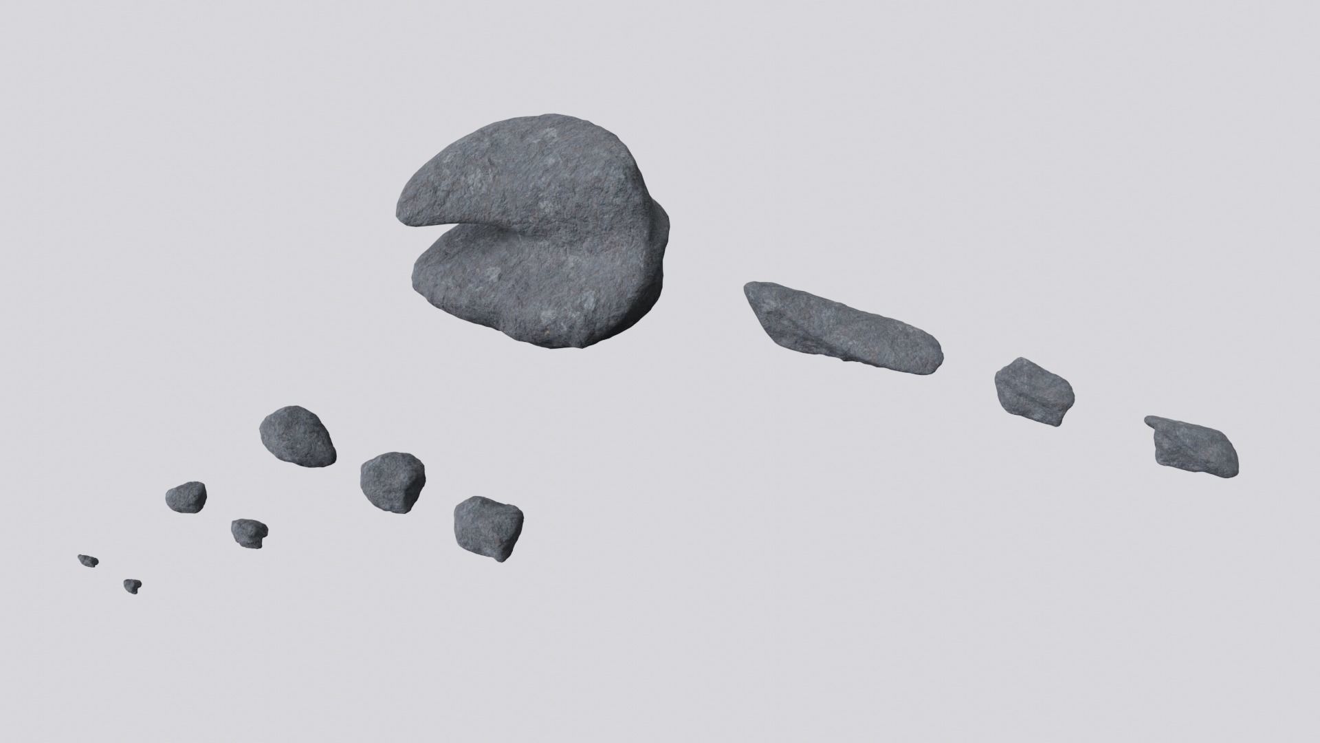 Environmental Cave Rocks Vol2 - Game Ready and PBR Low-poly 3D model_5