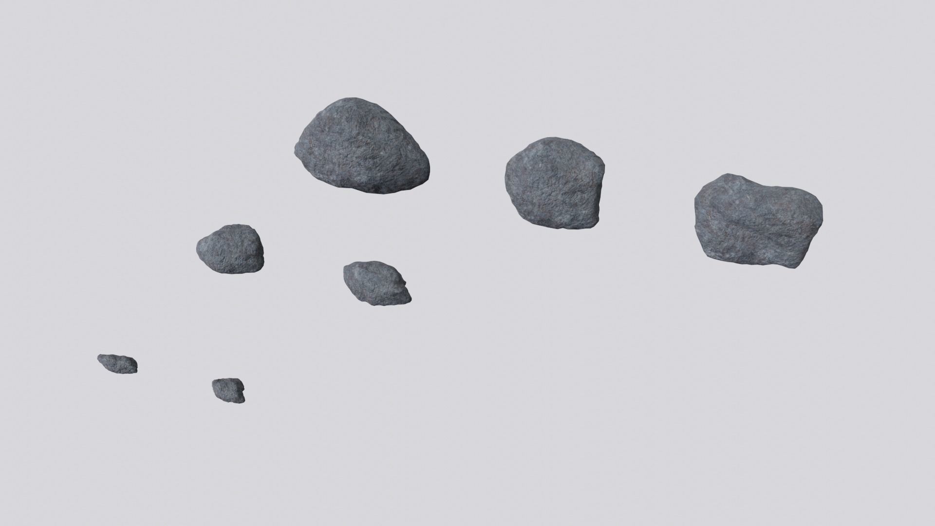 Environmental Cave Rocks Vol2 - Game Ready and PBR Low-poly 3D model_13