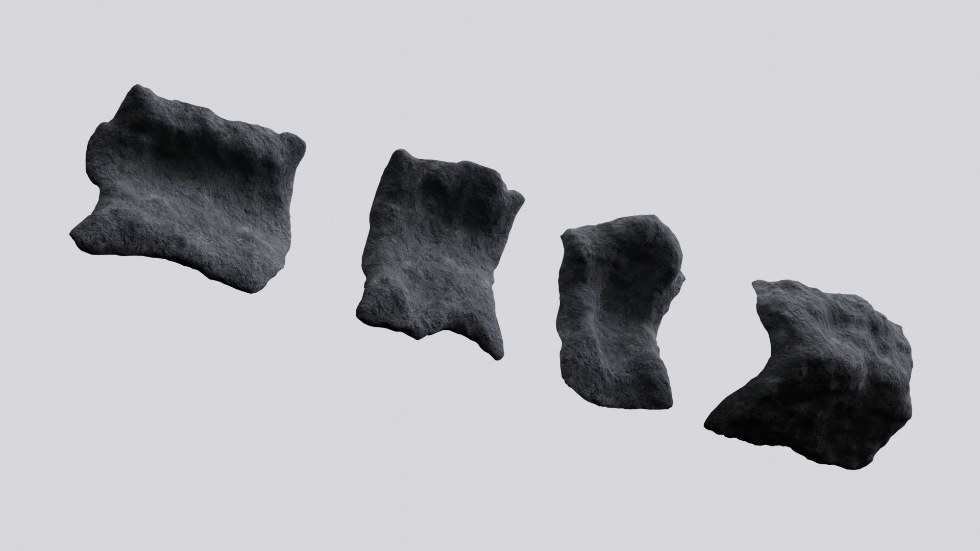 Environmental Cave Rocks Vol2 - Game Ready and PBR Low-poly 3D model_21