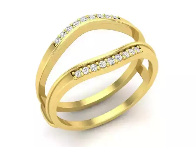 Diamond ring Guards for woman