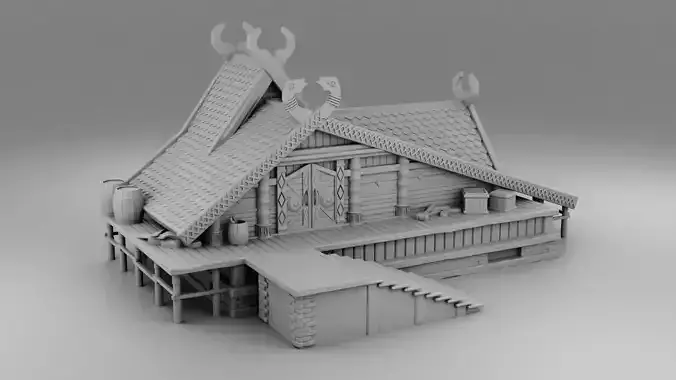 One-story house of Viking
