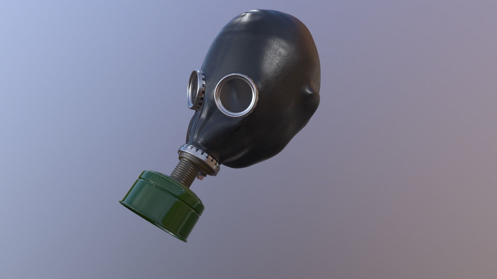 Gas mask GP-5 3D model_3