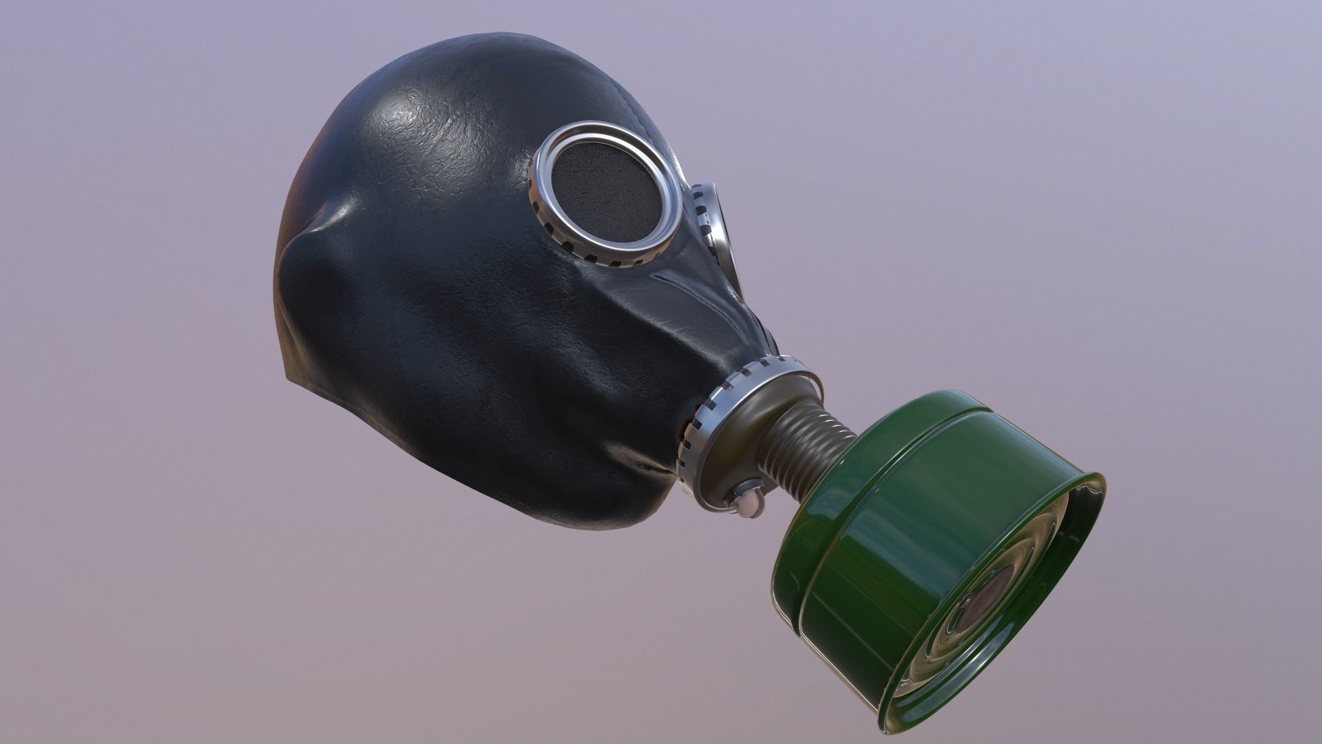 Gas mask GP-5 3D model_6