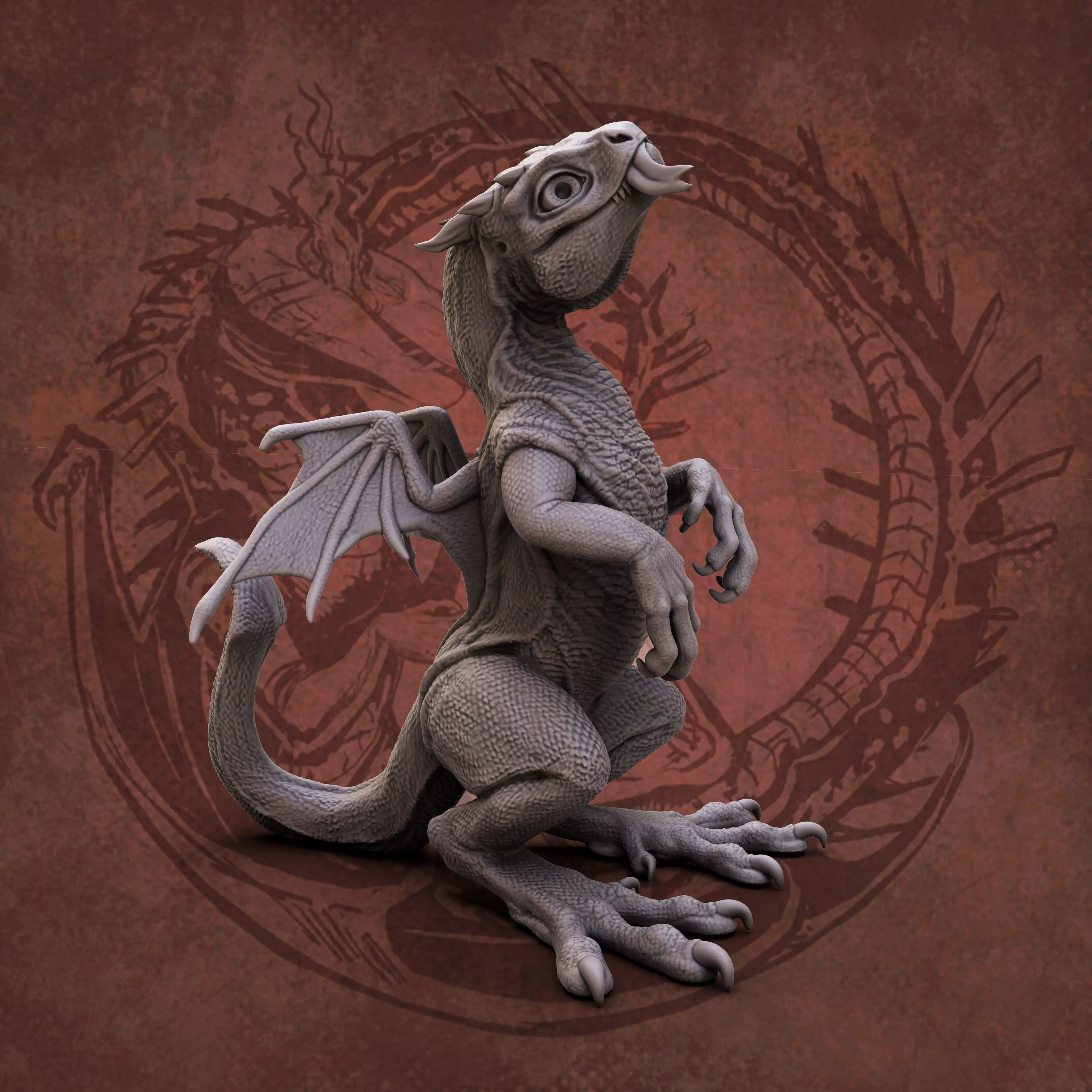 Baby Dragon 3D print model_0