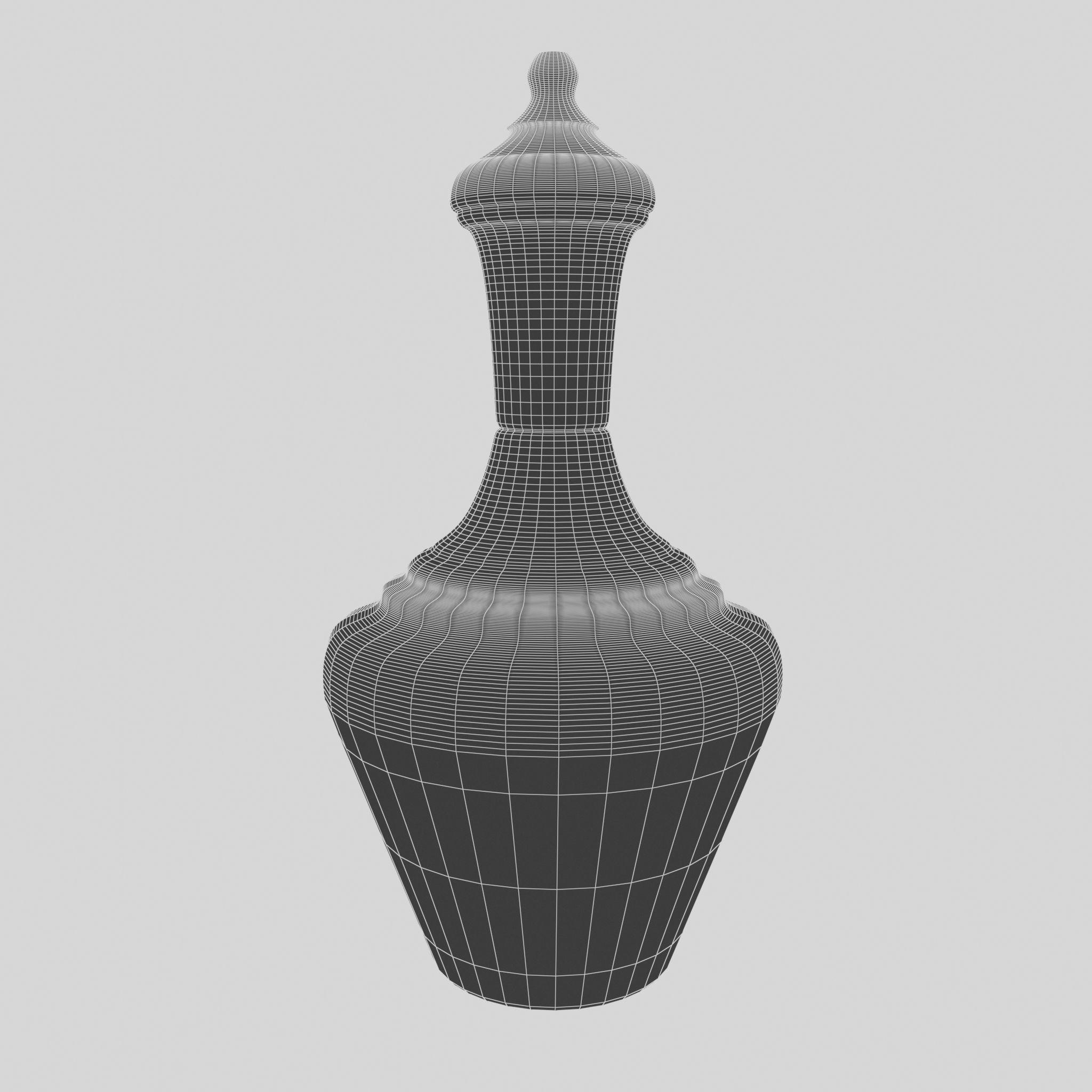 Copper Pitcher Low-poly 3D model_3