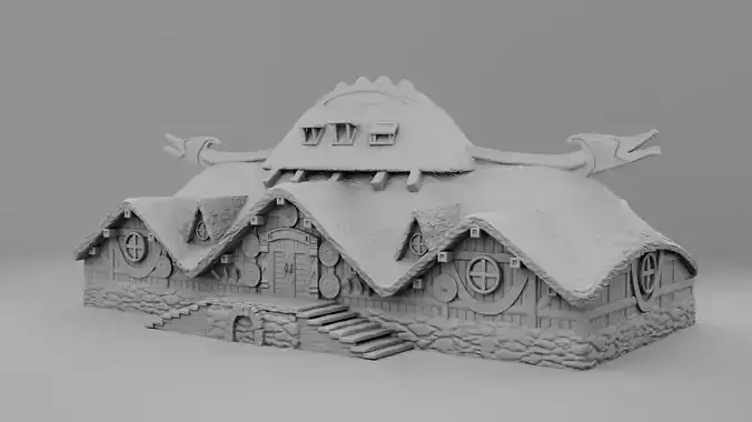 Viking merchants house