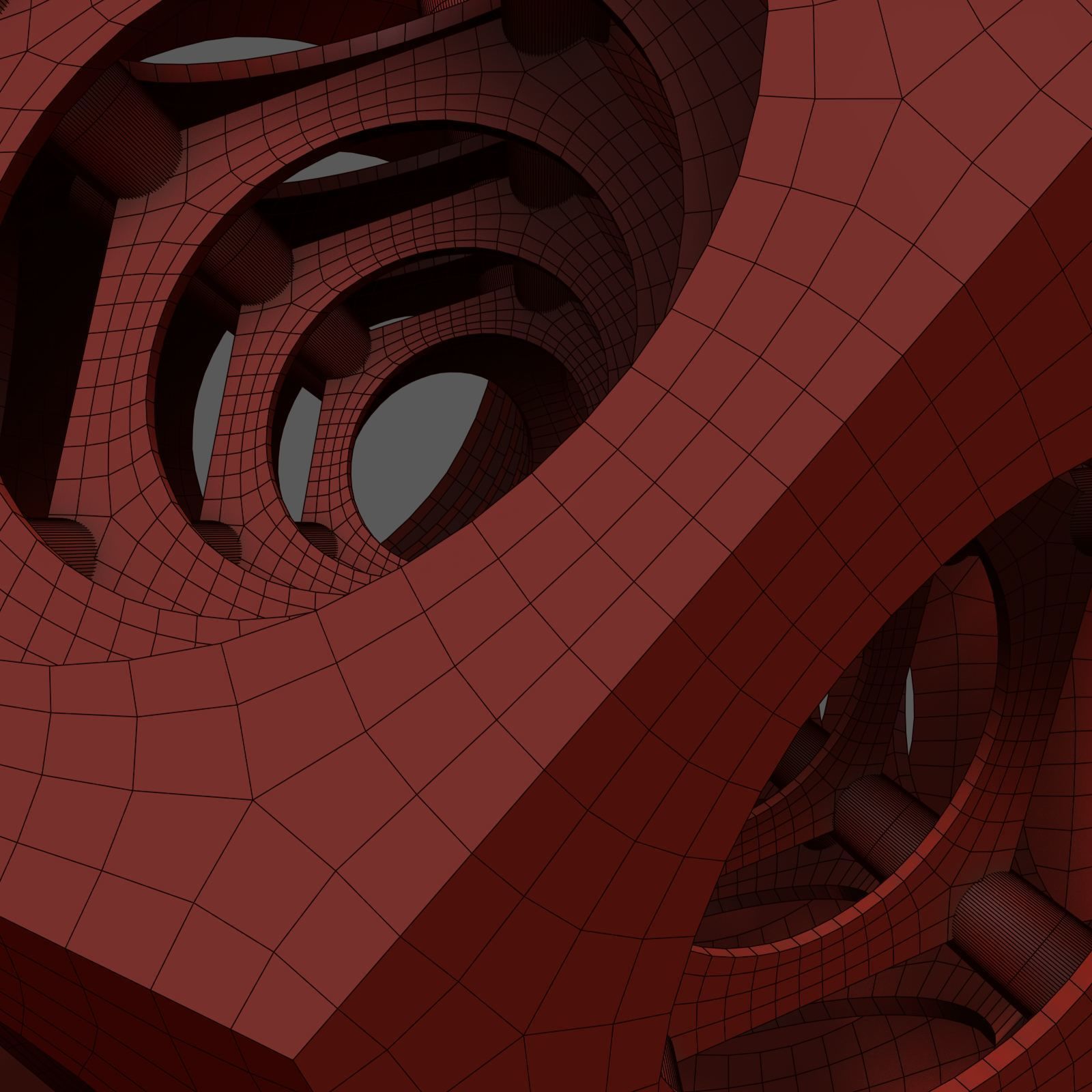 Dodecho metal cube 3D print model_17