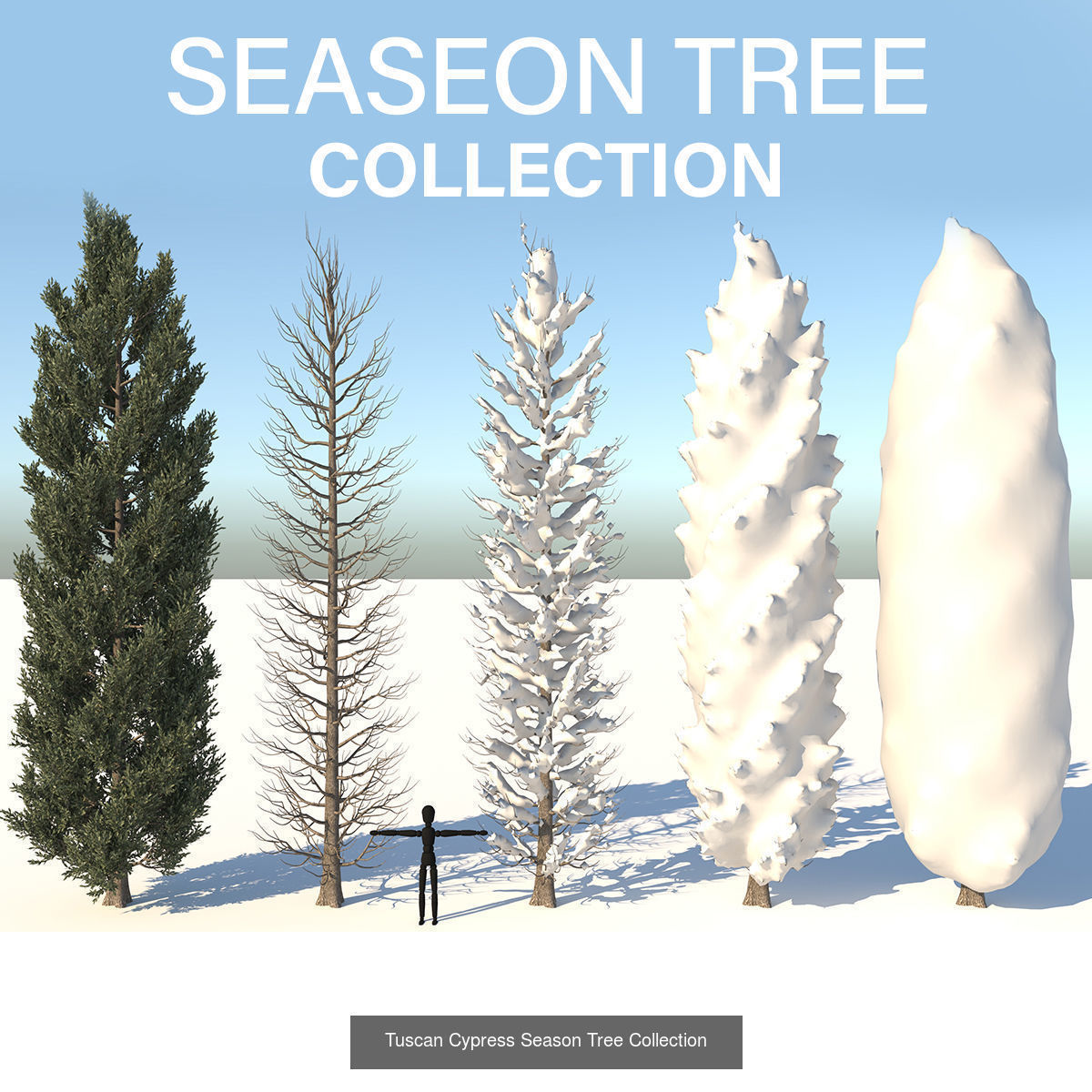MEGA TREE COLLECITON 40 TREE 3D Model Collection_24