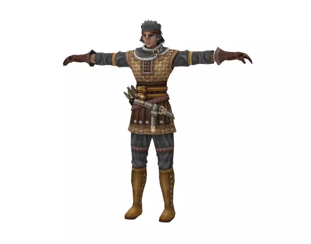Cartoon Character free Free low-poly 3D model