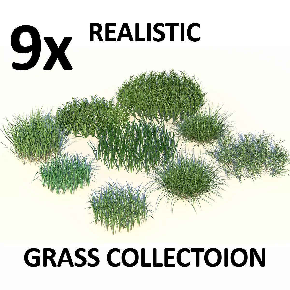 Grass Collection 3D model