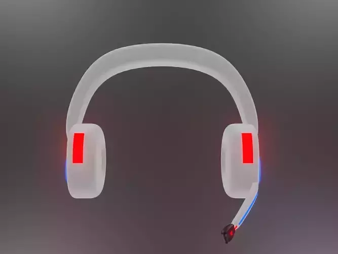 White Headphones with camera and without camera
