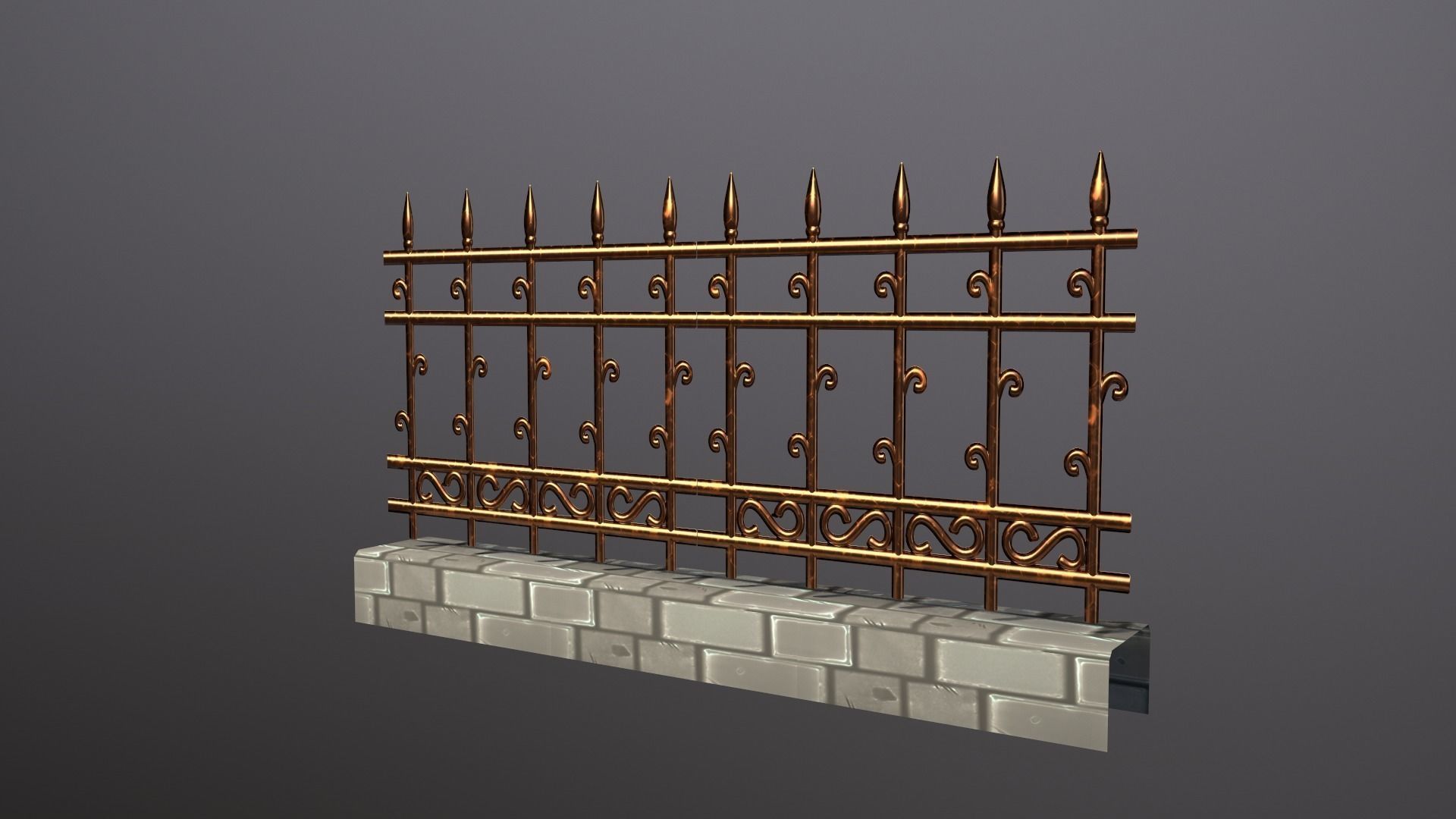 Seraphim Graveyard Kit Low-poly 3D model_22