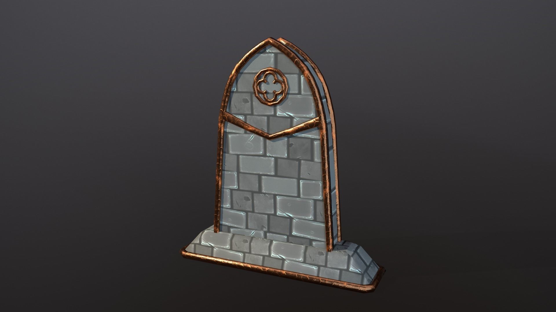 Seraphim Graveyard Kit Low-poly 3D model_15