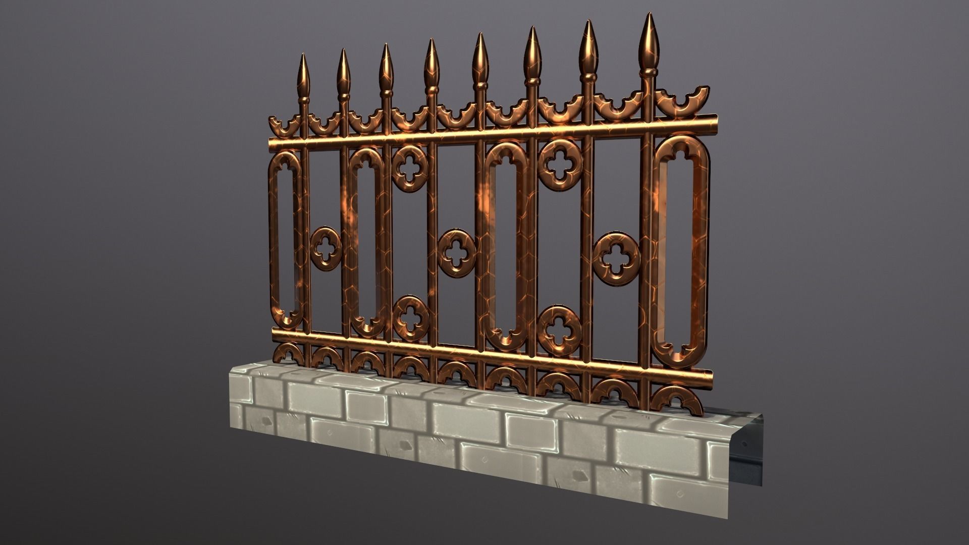 Seraphim Graveyard Kit Low-poly 3D model_21