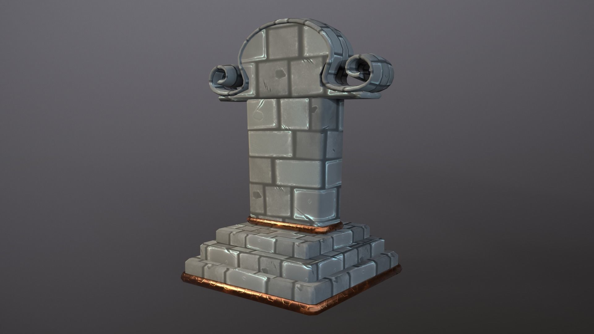 Seraphim Graveyard Kit Low-poly 3D model_19