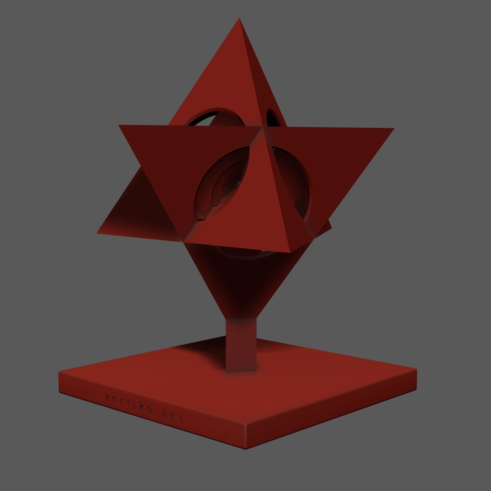 Star Tetrahedron 3D print model_13