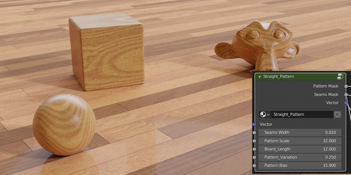 ProWood - Procedural Wood and Floor Shader Pack for Blender Texture_5