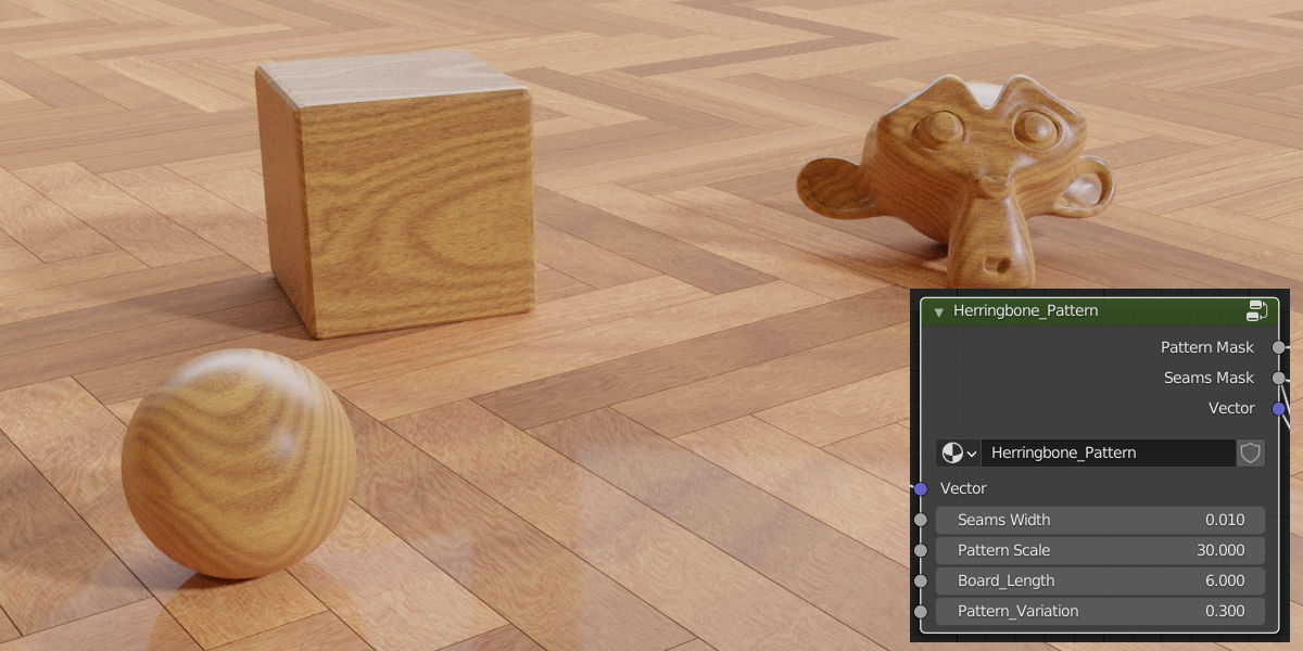 ProWood - Procedural Wood and Floor Shader Pack for Blender Texture_4