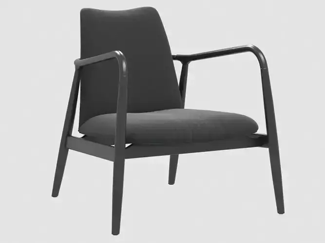 chair charles all black Pols Potten