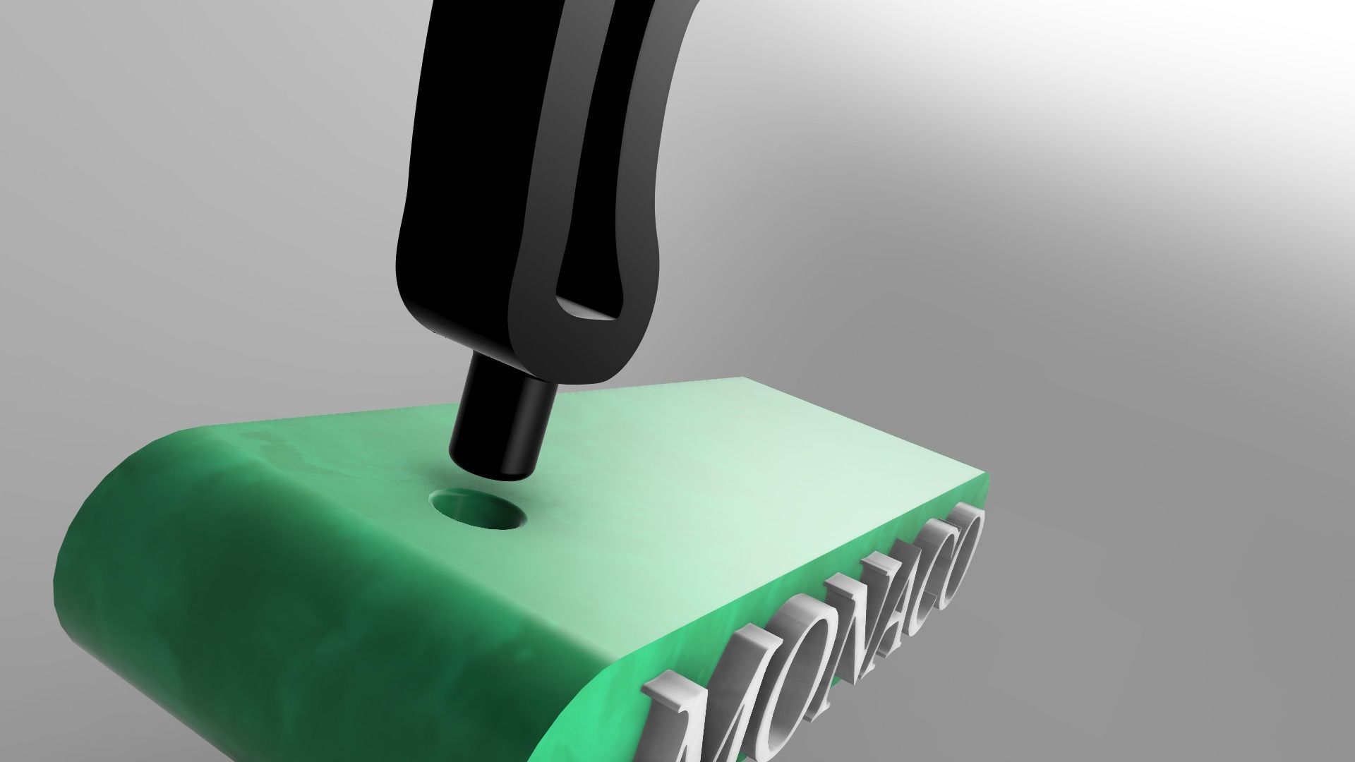 F1 Monaco Race Track STL OBJ FBX Files 3D Print Fusion 360 3D print model_4