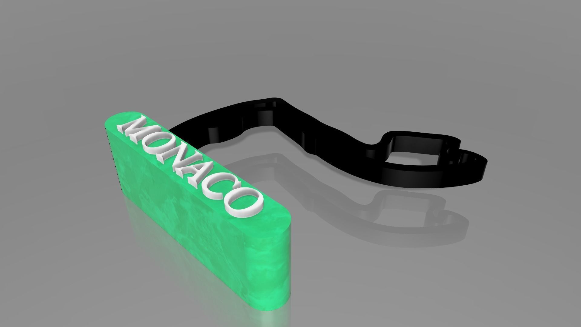 F1 Monaco Race Track STL OBJ FBX Files 3D Print Fusion 360 3D print model_7