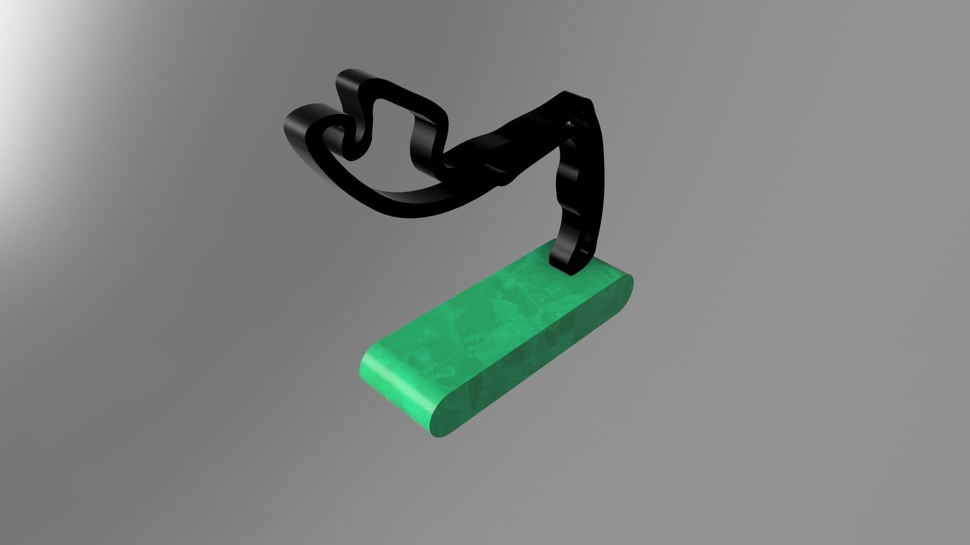 F1 Monaco Race Track STL OBJ FBX Files 3D Print Fusion 360 3D print model_12