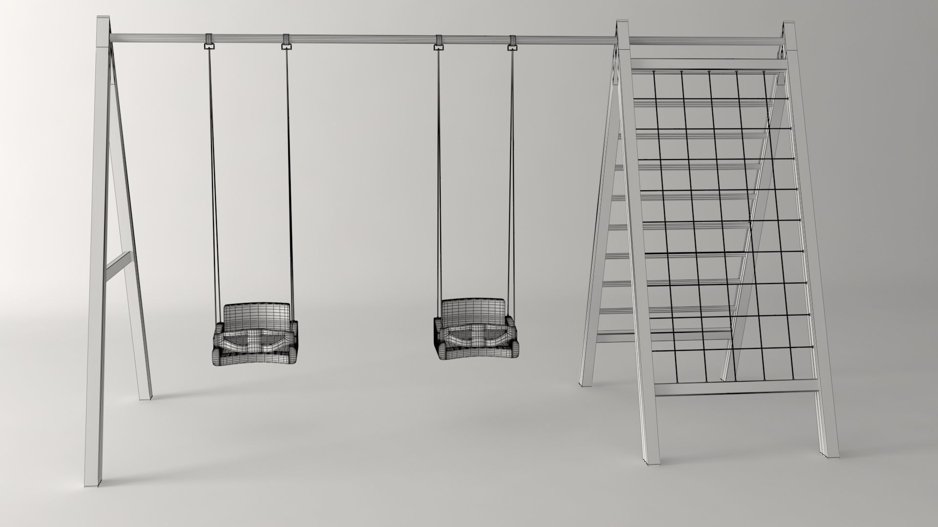 Playground Set 3D model_9