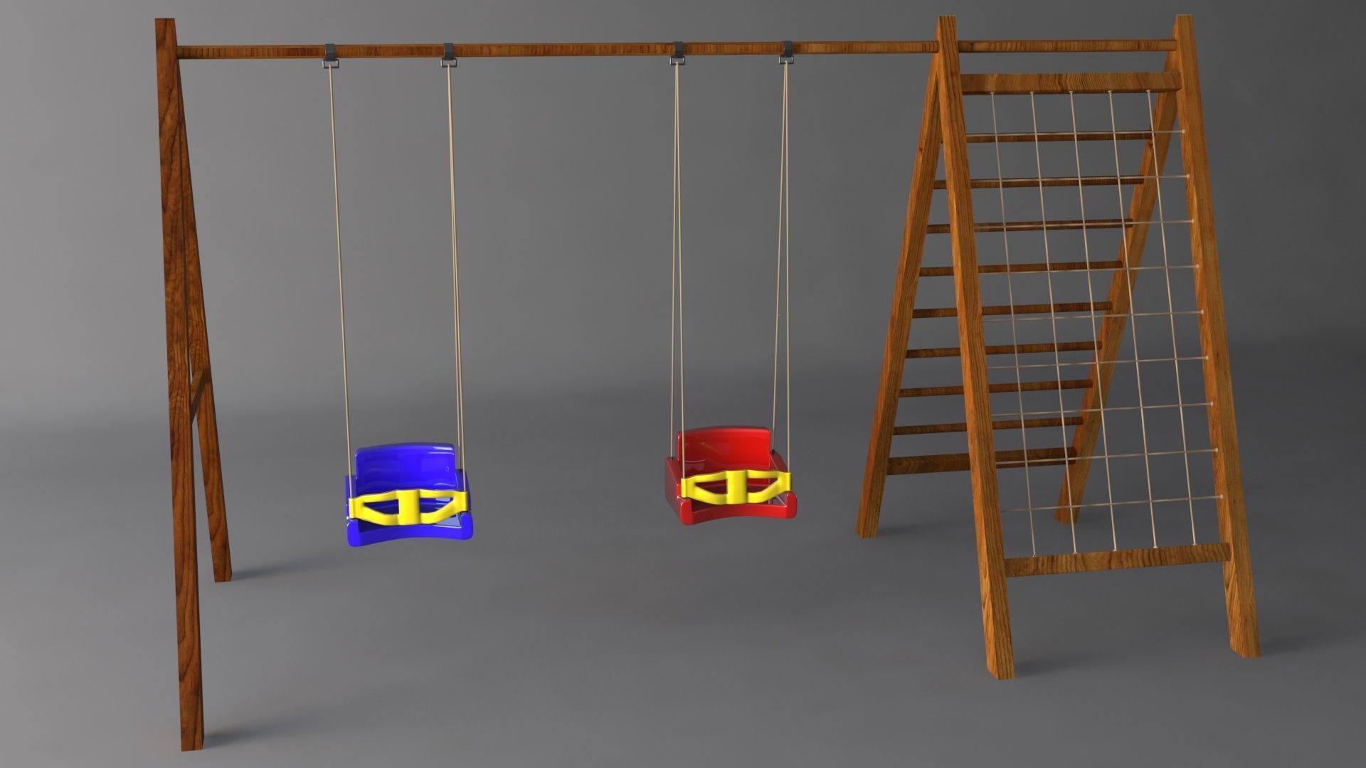 Playground Set 3D model_4