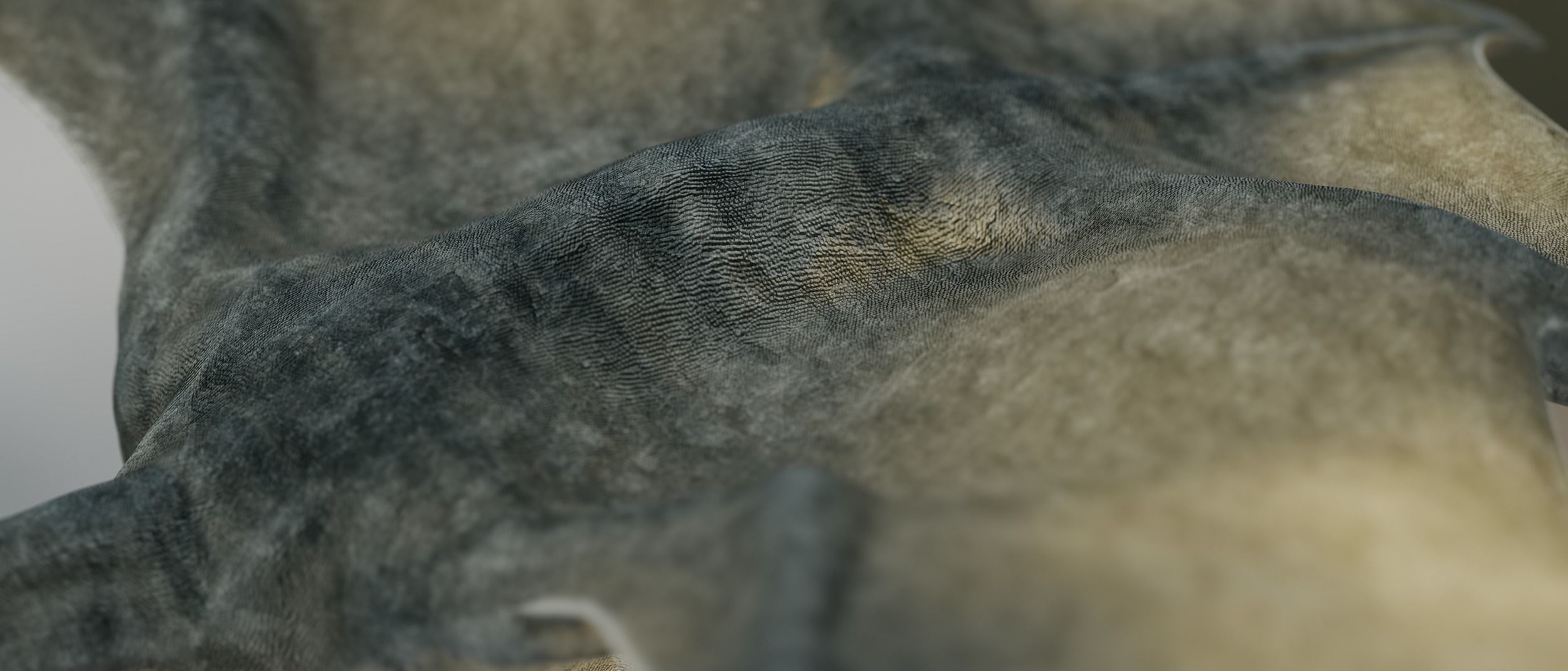 Quetzalcoatlus - Cretaceous Pterosaur Flying Reptile Low-poly 3D model_4