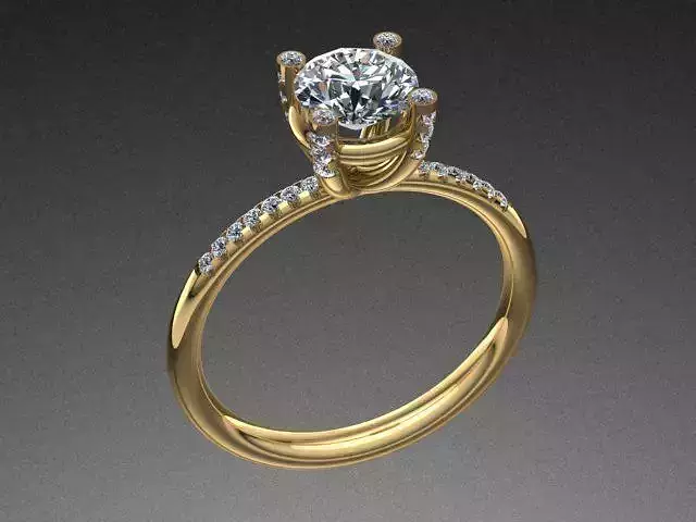 Tiffany Style Diamond Ring