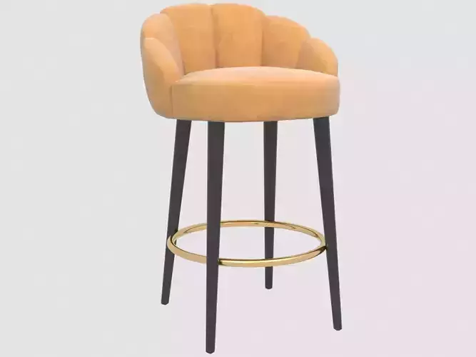 Olympia counter stool By Munna 3D model