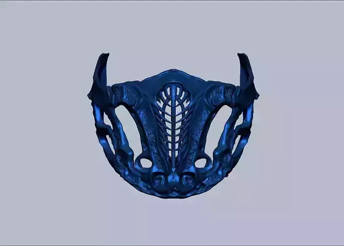 2021 Mortal Kombat movie Sub zero mask thick model 3D print model
