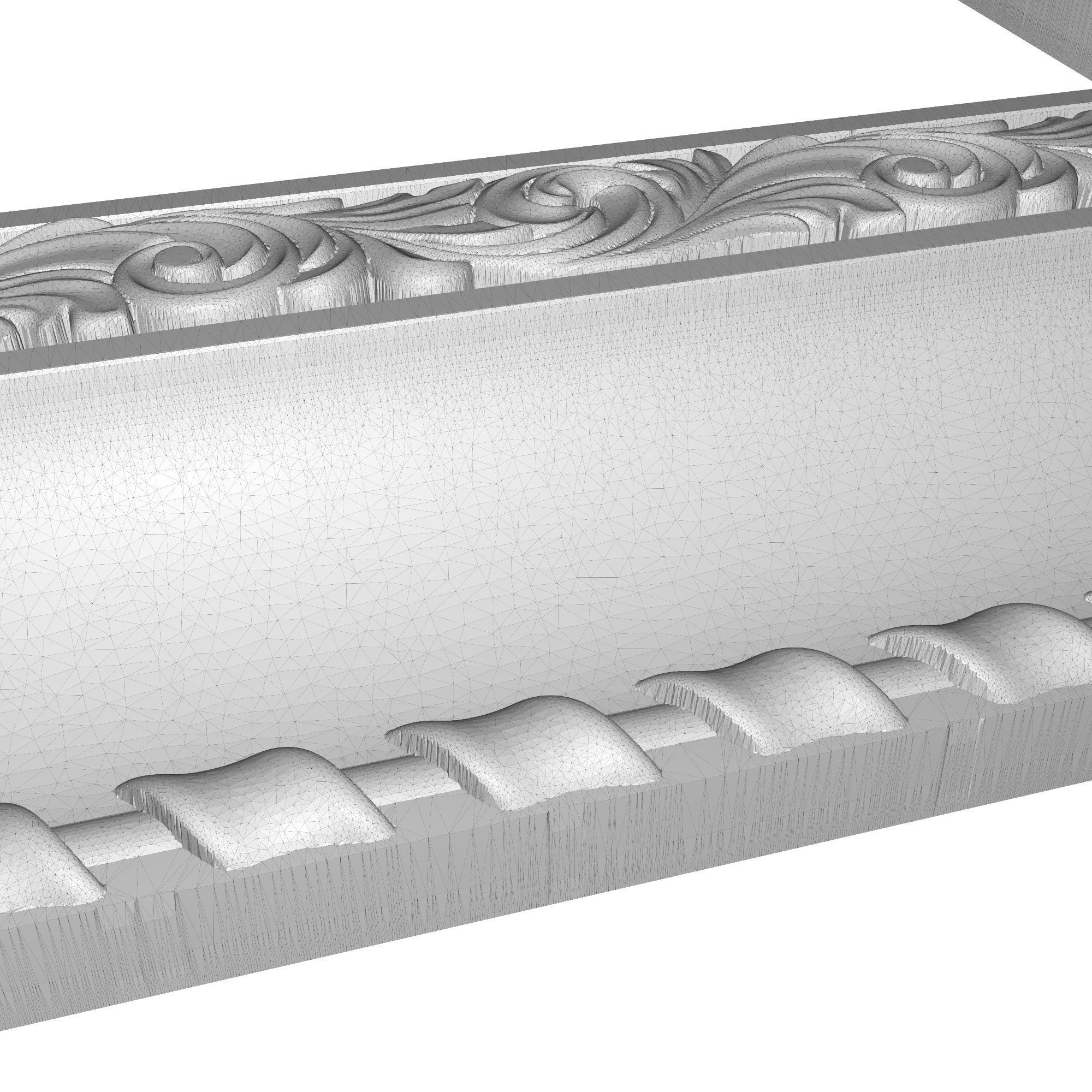 Carved Picture Frame 3D model_7