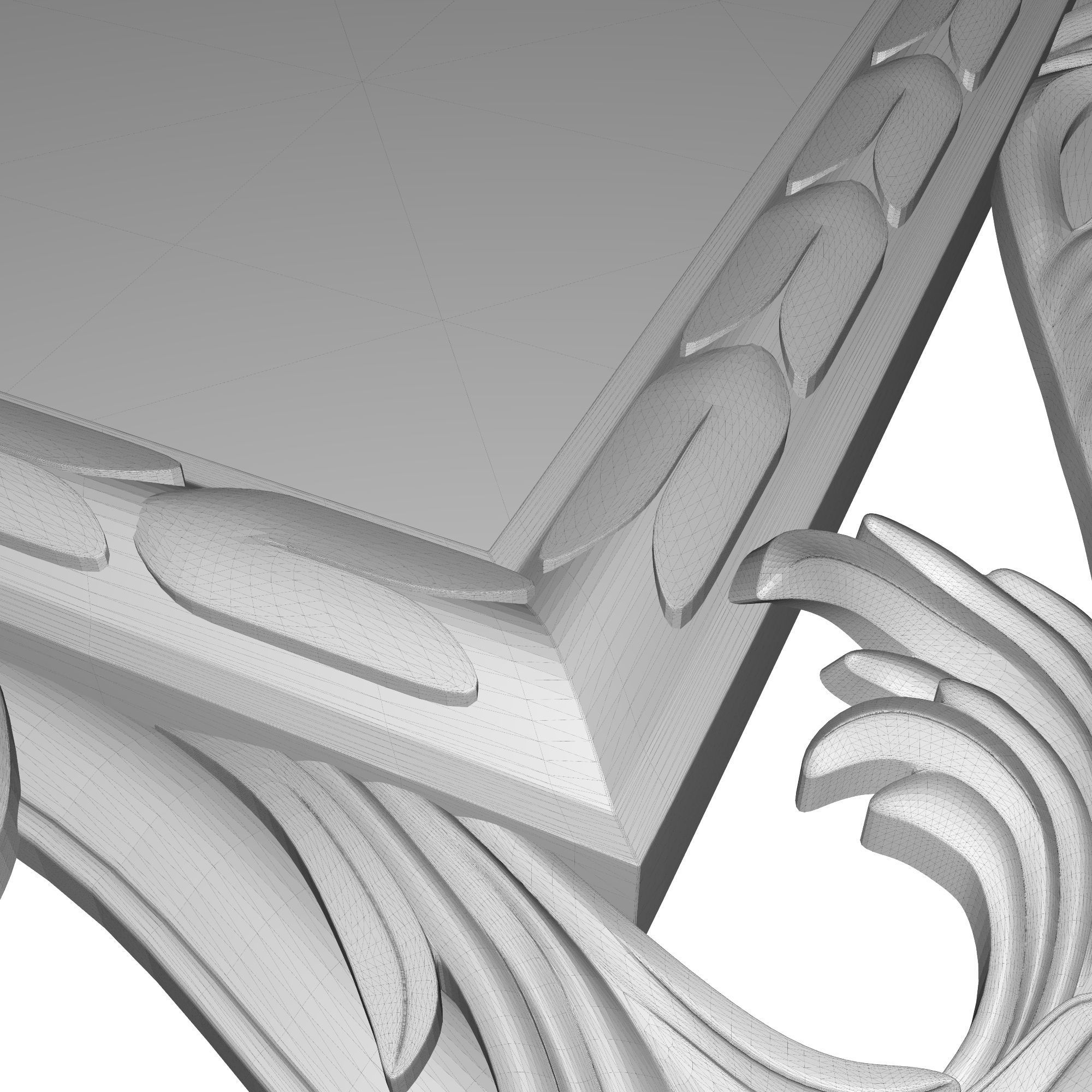 Carved Picture Frame 3D model_10