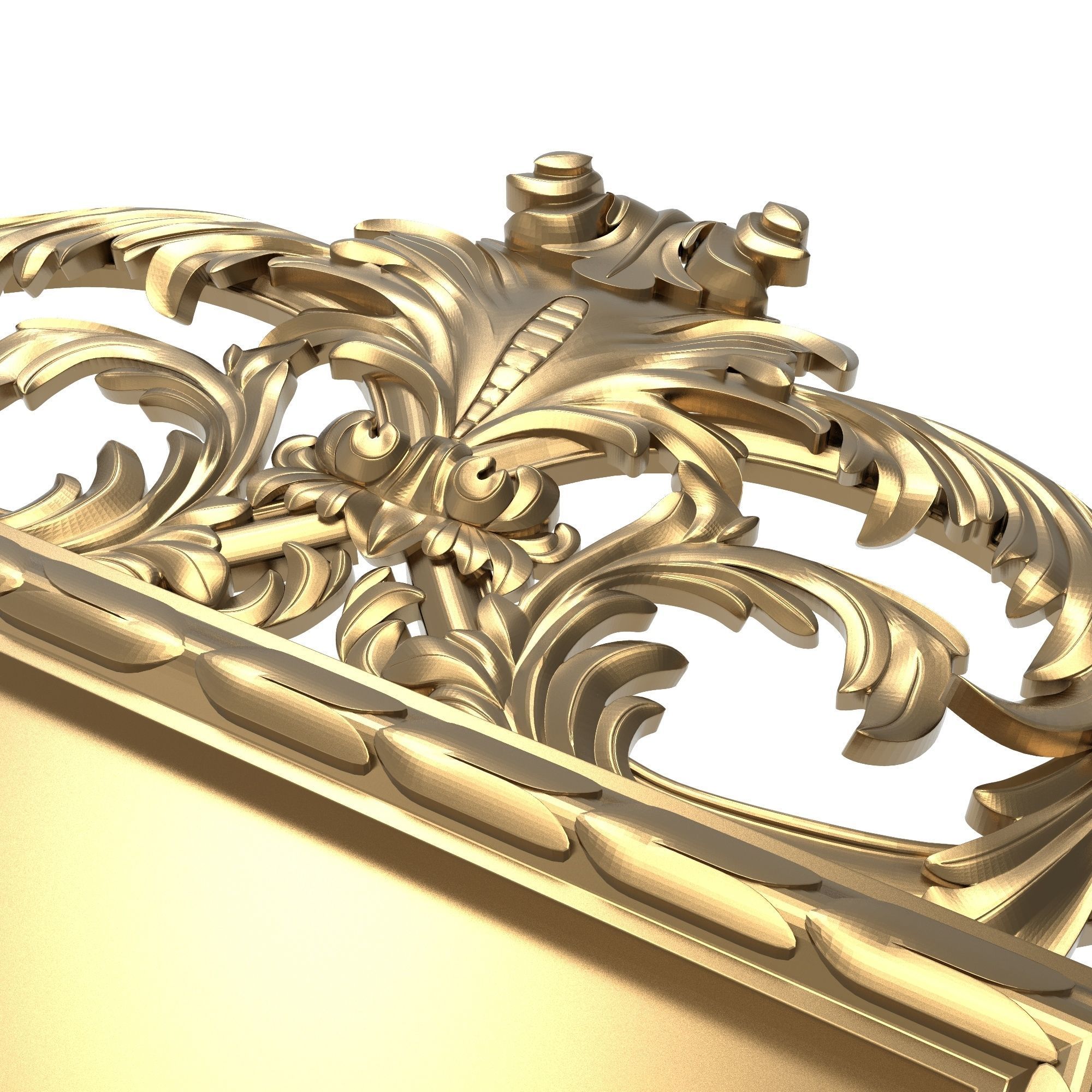 Carved Picture Frame 3D model_7