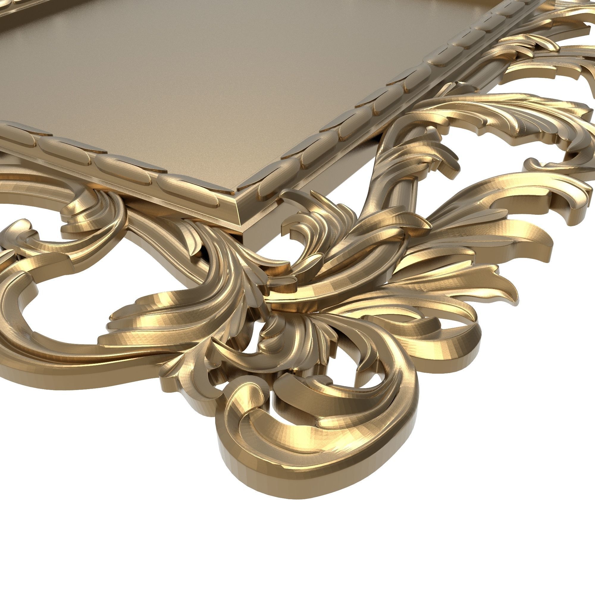 Carved Picture Frame 3D model_5