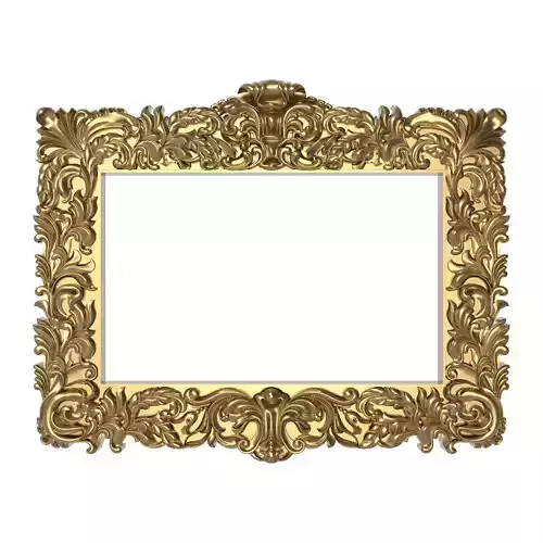 Carved Picture Frame 3D model