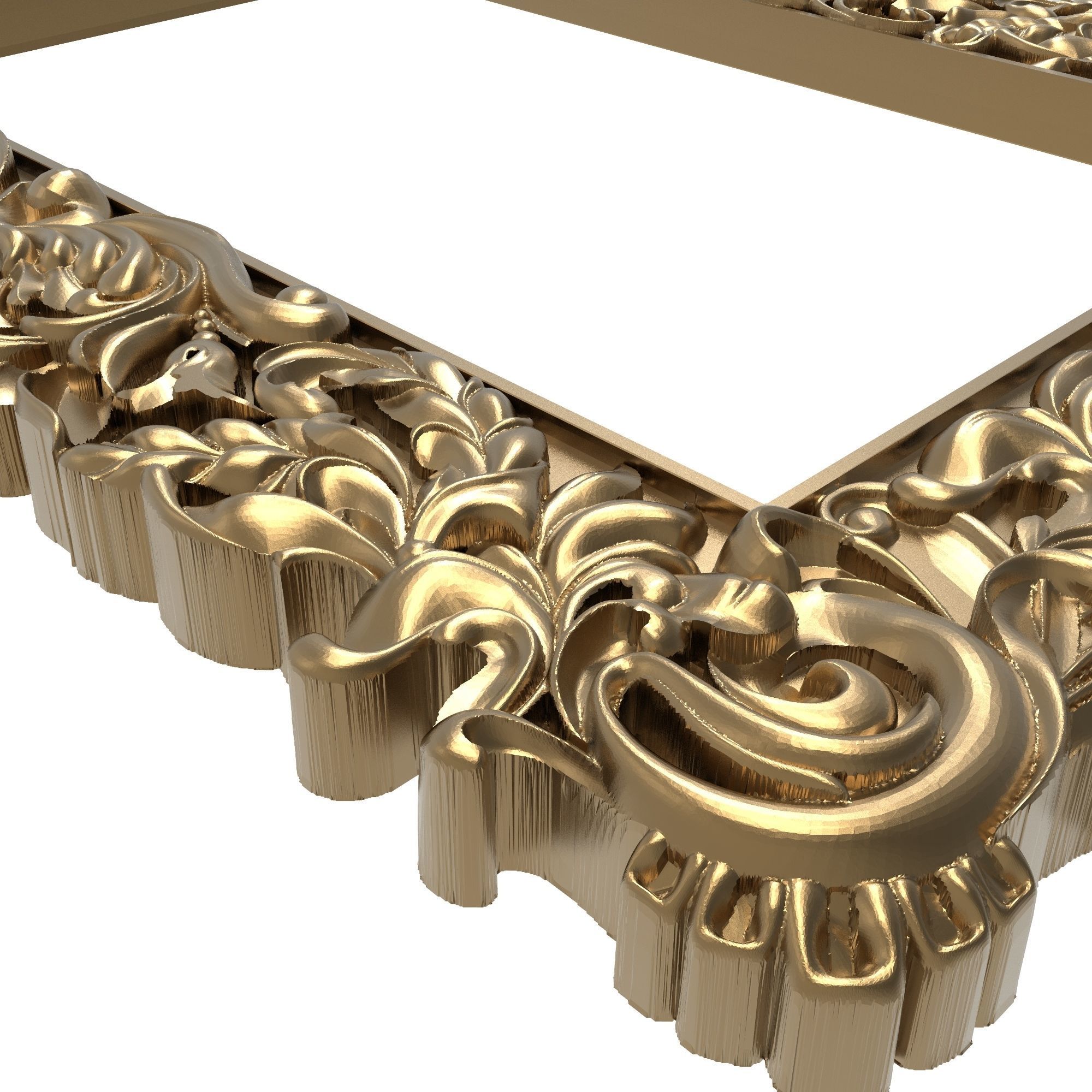 Carved Picture Frame 3D model_4