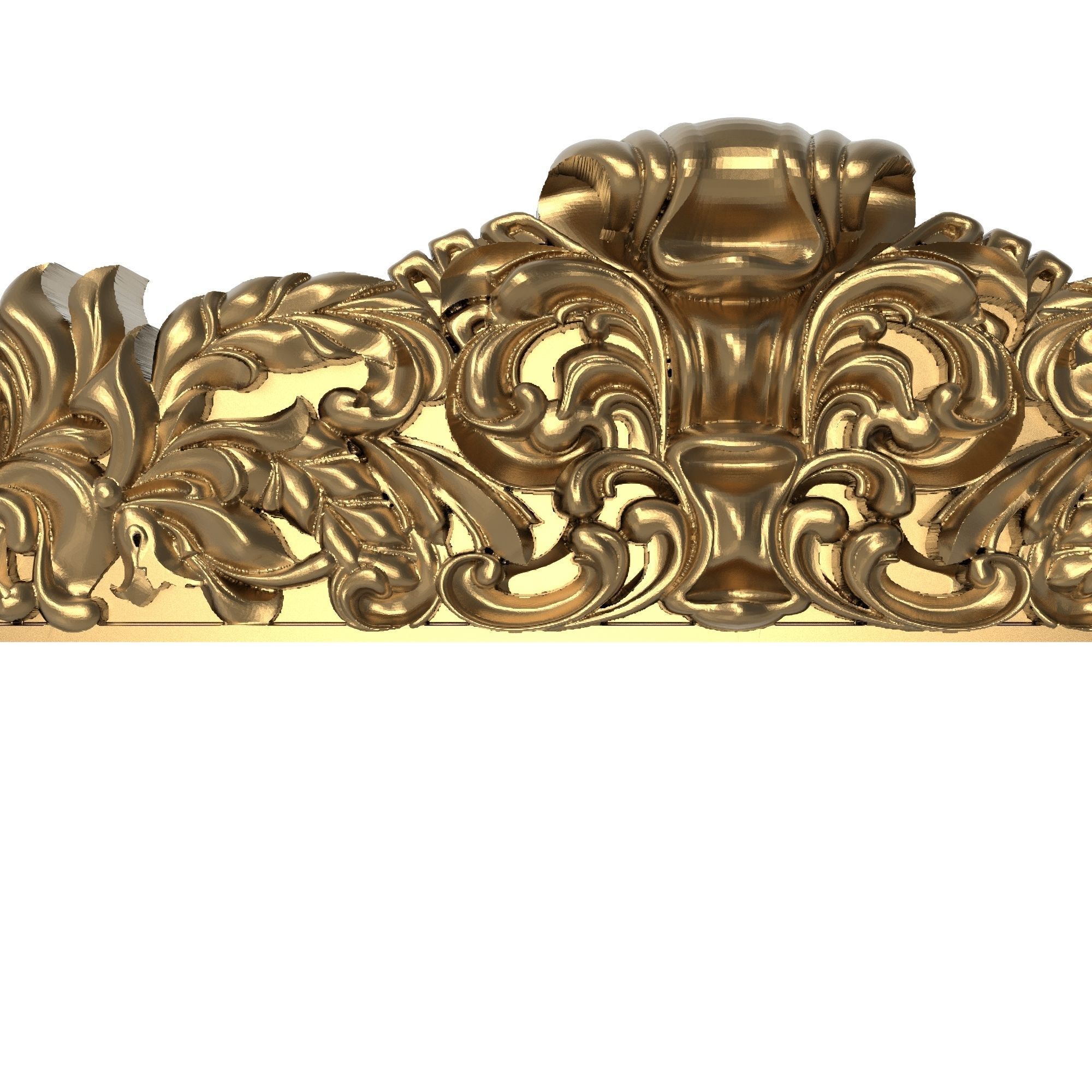 Carved Picture Frame 3D model_1