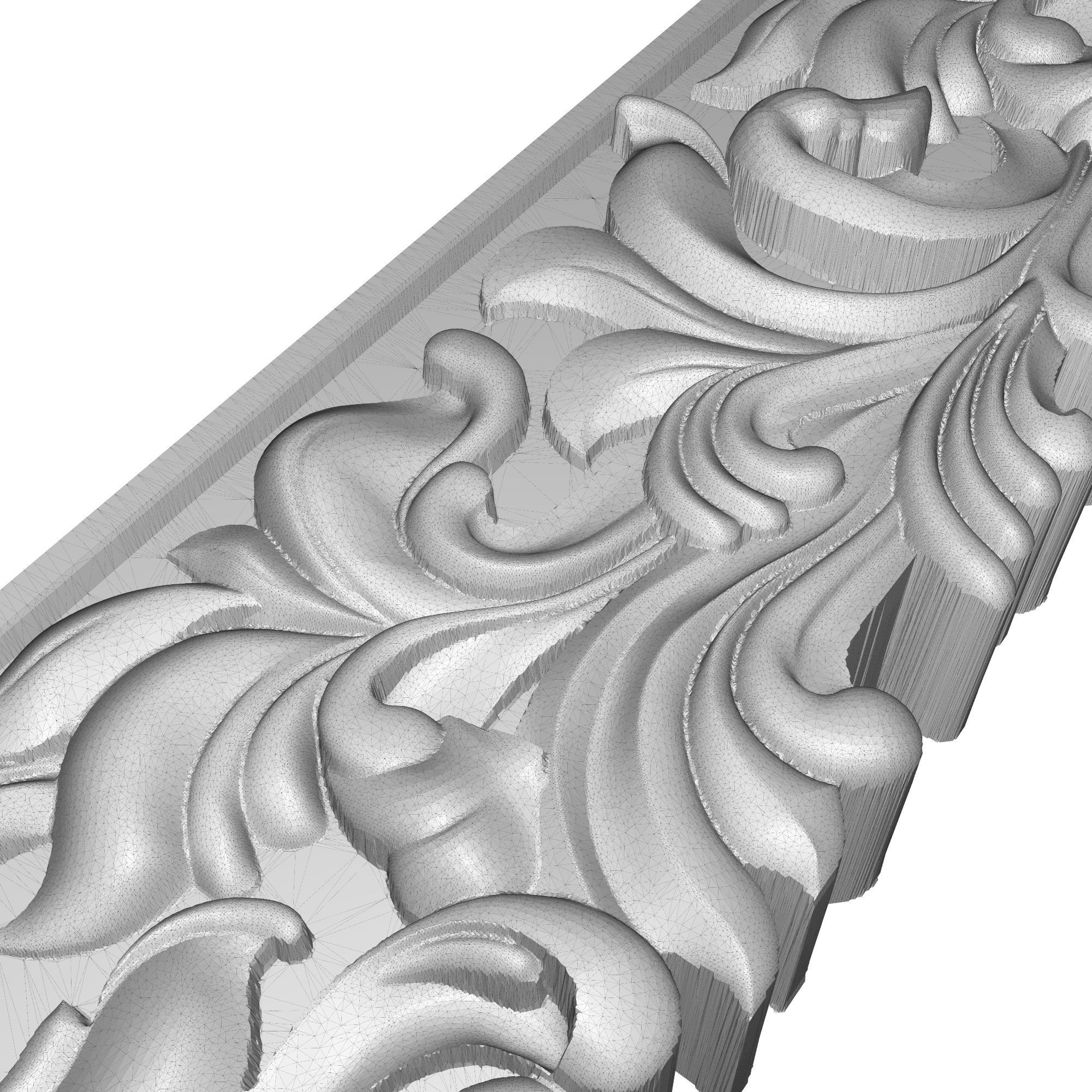 Carved Picture Frame 3D model_7