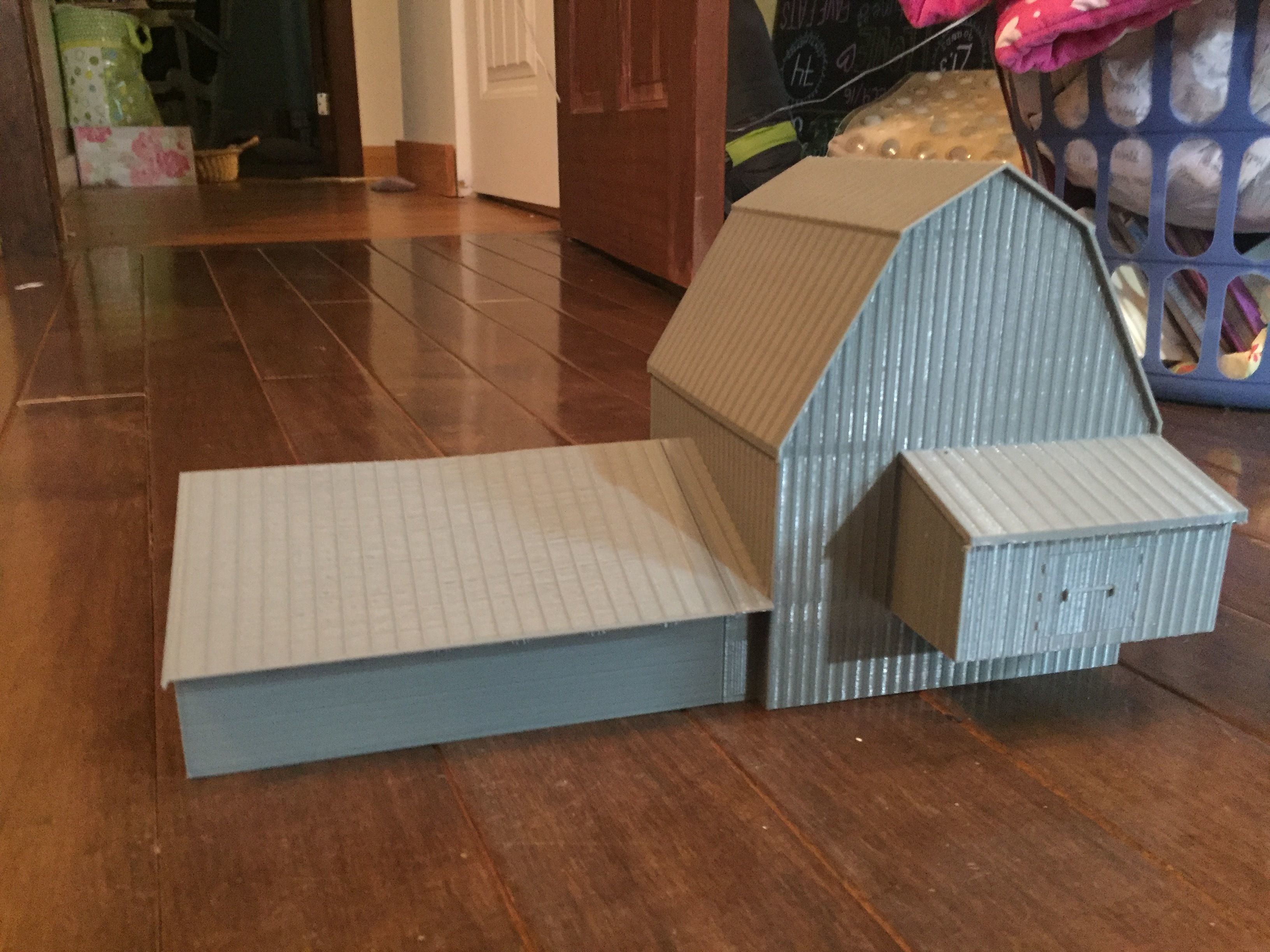 Old Barn  3D print model_4