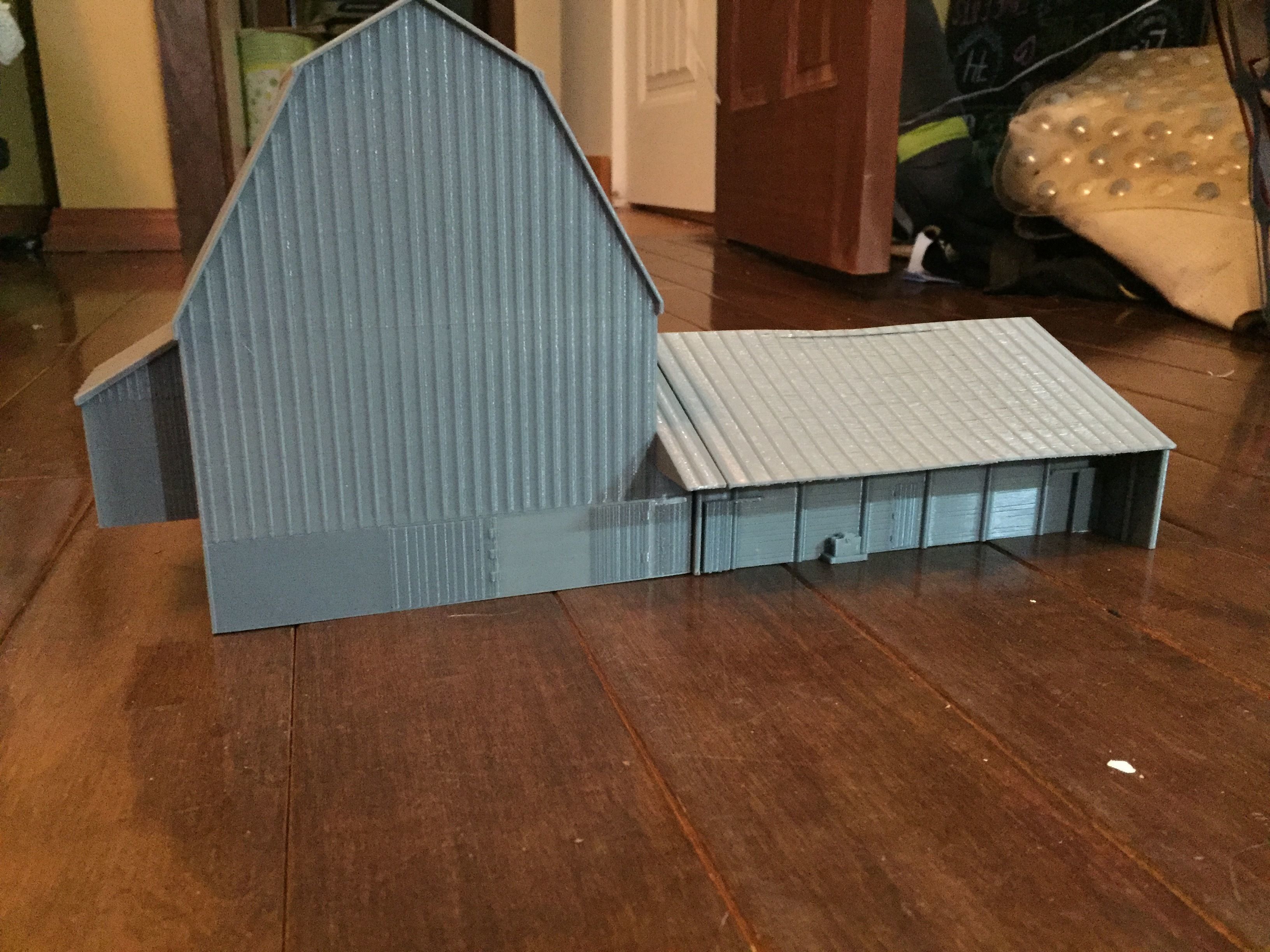 Old Barn  3D print model_1