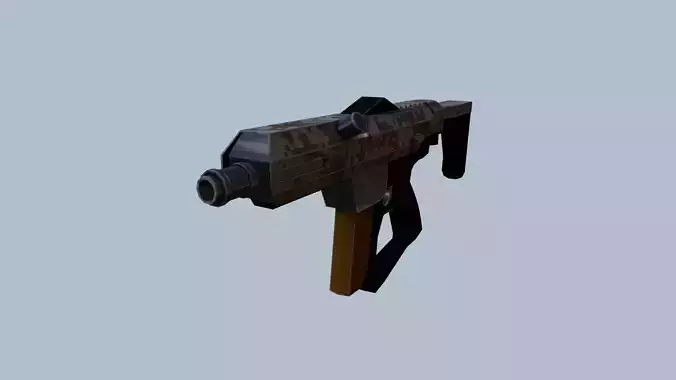 Futuristic semimachinegun