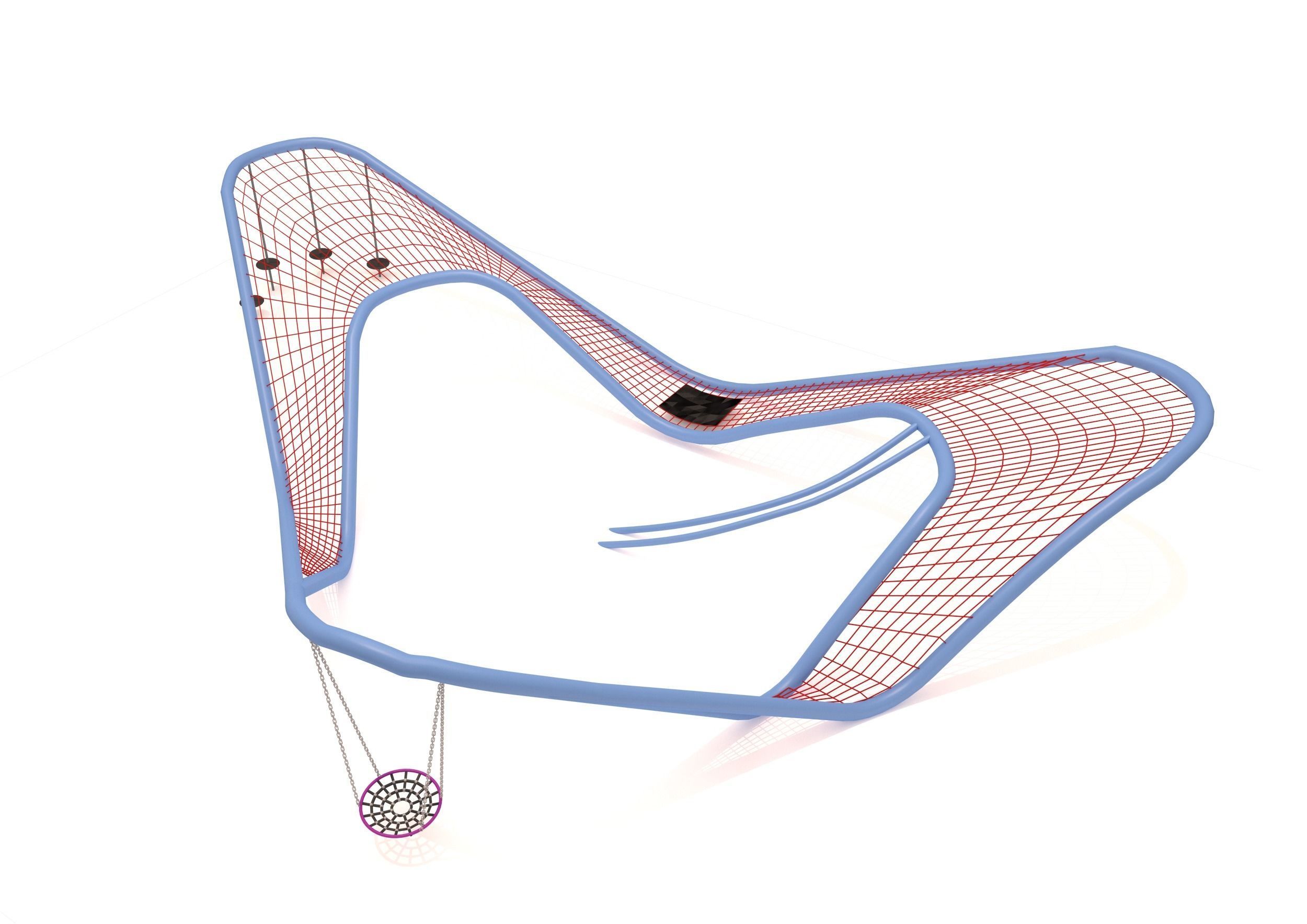 Triangle Rope Playground 3D model_1