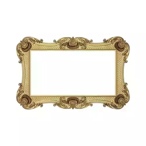 Carved Picture Frame 3D model