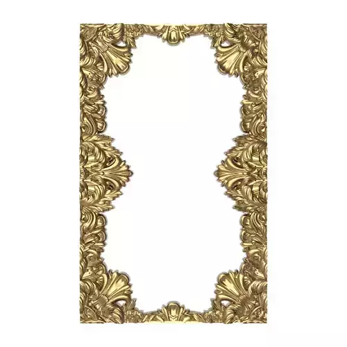 Carved Picture Frame 3D model