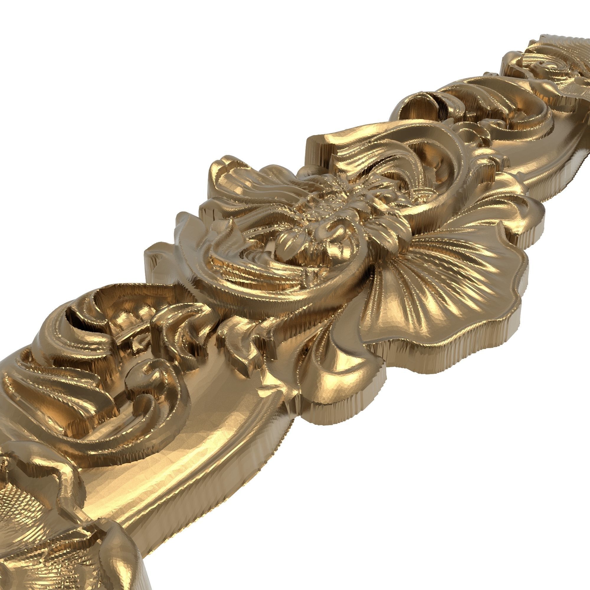 Carved Picture Frame 3D model_5